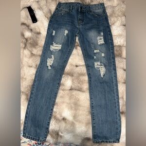 Boys Distressed Skinny Jeans